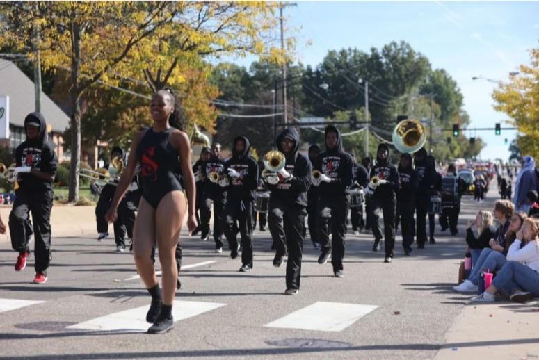 Mighty Cardinal Marching Band Performs in Kent State University Homecoming Parade